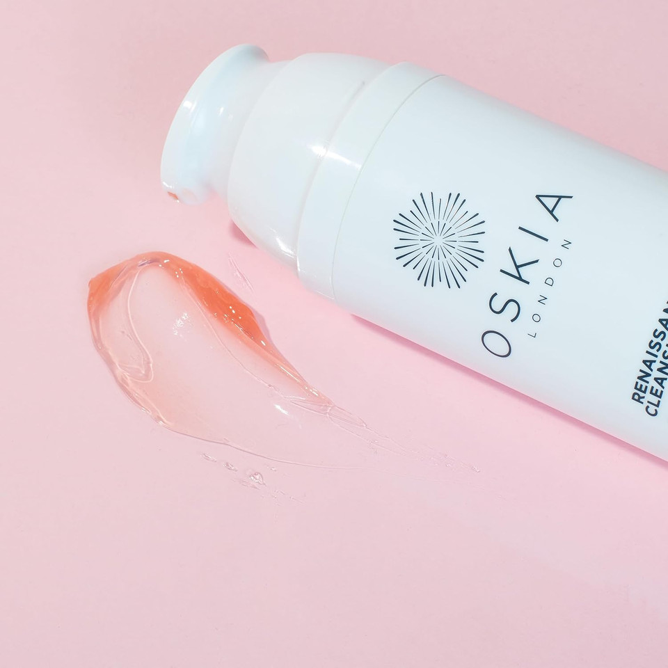 OSKIA Renaissance Cleansing Gel  Gel-to-Oil Face Cleanser with Vitamin A, E & C for Radiant Skin