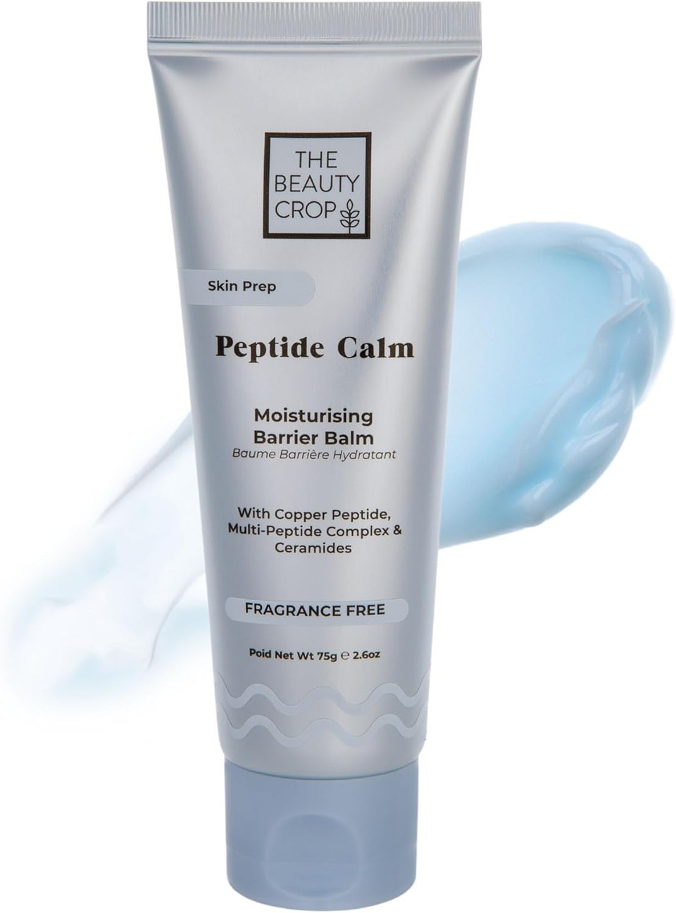 The Beauty Crop Peptide Calm Moisturising Barrier Balm - Soothing & Hydrating, Enriched with Multipeptides and Ceramides, Fragrance-Free & Vegan Friendly - 50 ml