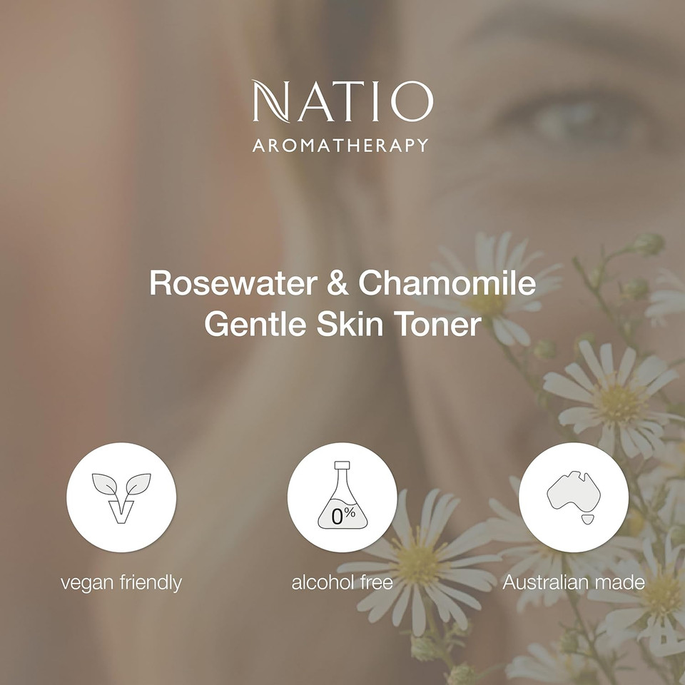 Natio Rosewater and Chamomile Gentle Skin Toner 250ml