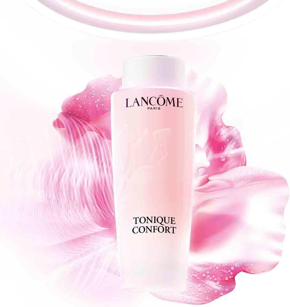 Lancôme Tonique Confort Re-Hydrating Toner - Soothing & Hydrating Facial Toner for Stressed Skin, with Rose Water, Hyaluronic Acid & Squalane (400 ml)