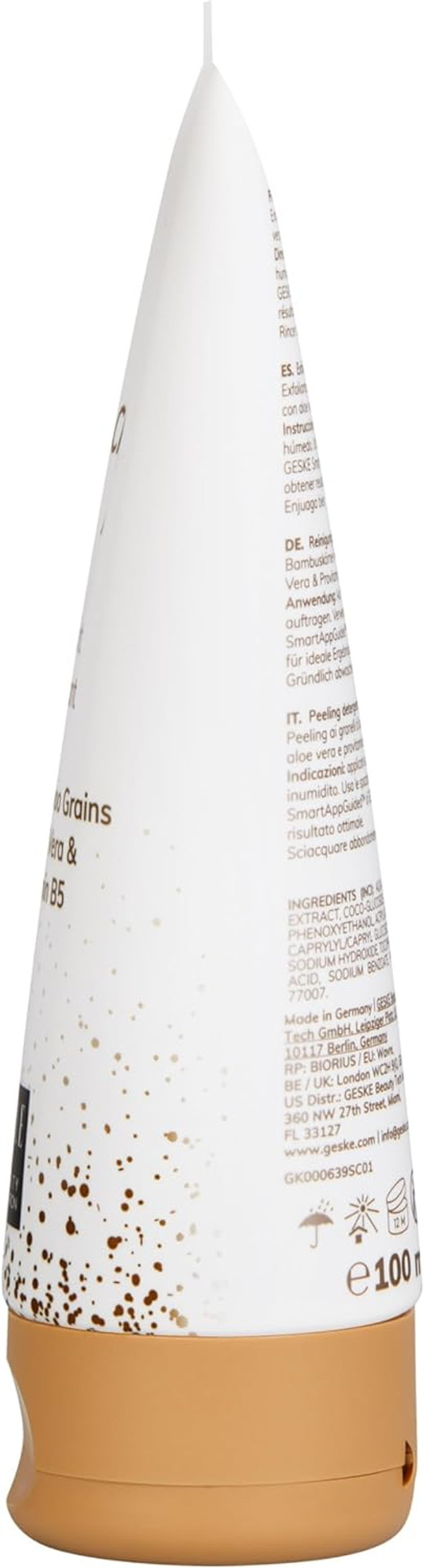 GESKE Cleansing Peel | Peeling with aloe vera, provitamin B5 power & bamboo seeds | Toning & exfoliating | For perfecting & brightening impure skin | All skin types | Youthful glow | Vegan formula