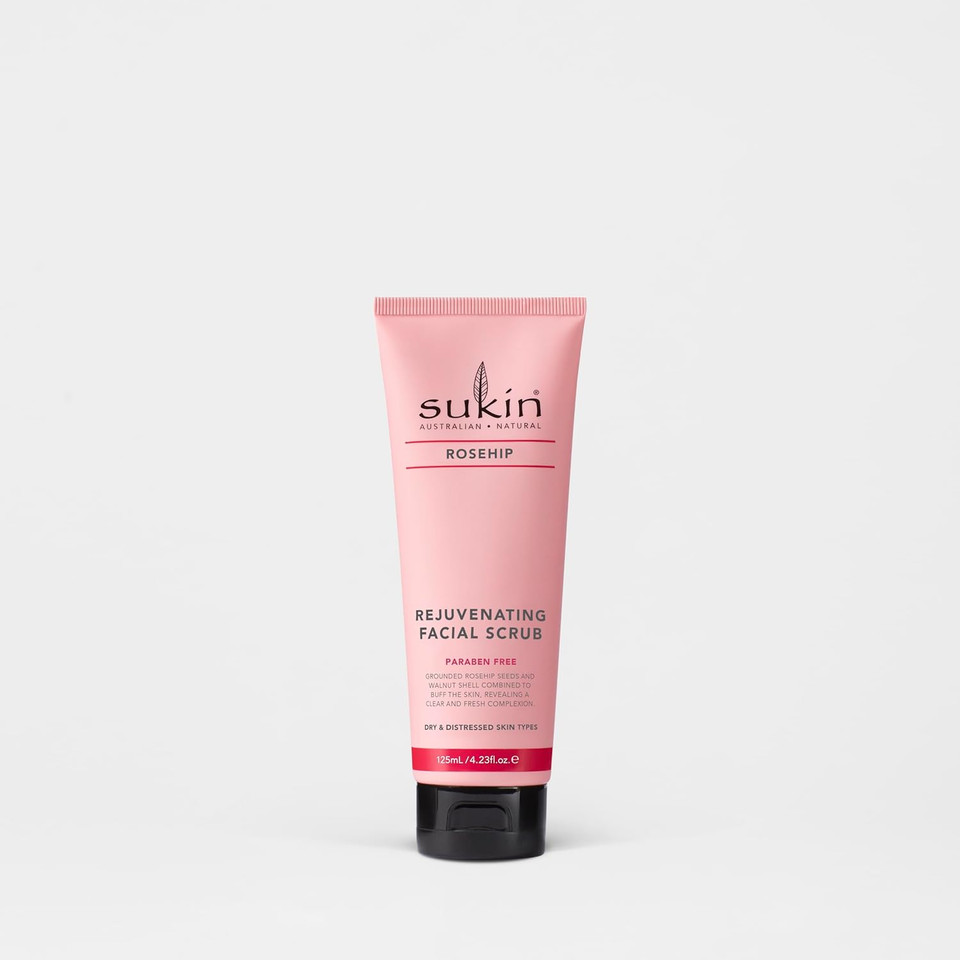 Sukin Rosehip Rejuvenating Facial Scrub, 125 ml
