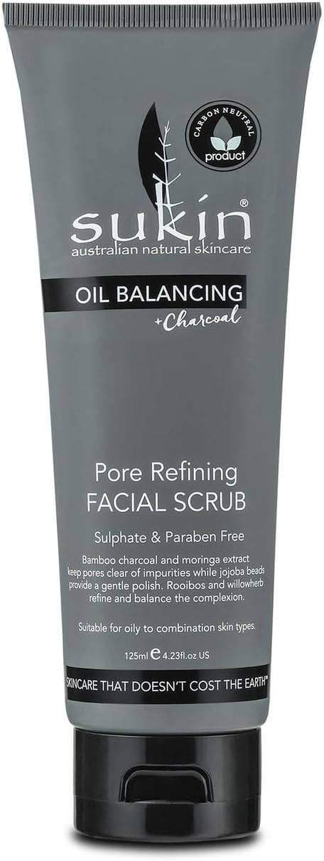 Sukin Oil Balancing Pore Refining Facial Scrub 125ml