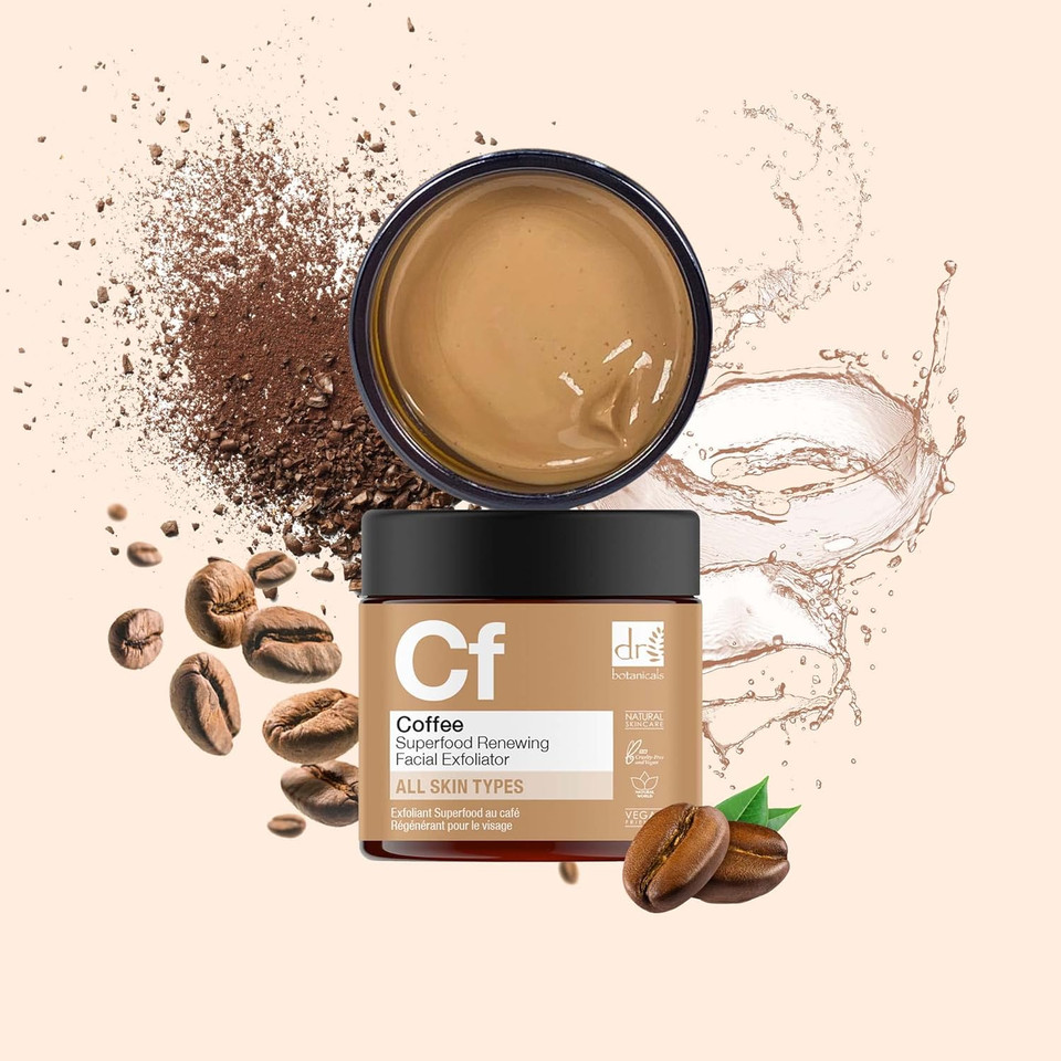 Dr Botanicals 60 ml Facial Exfoliator Coffee Superfood Renewing