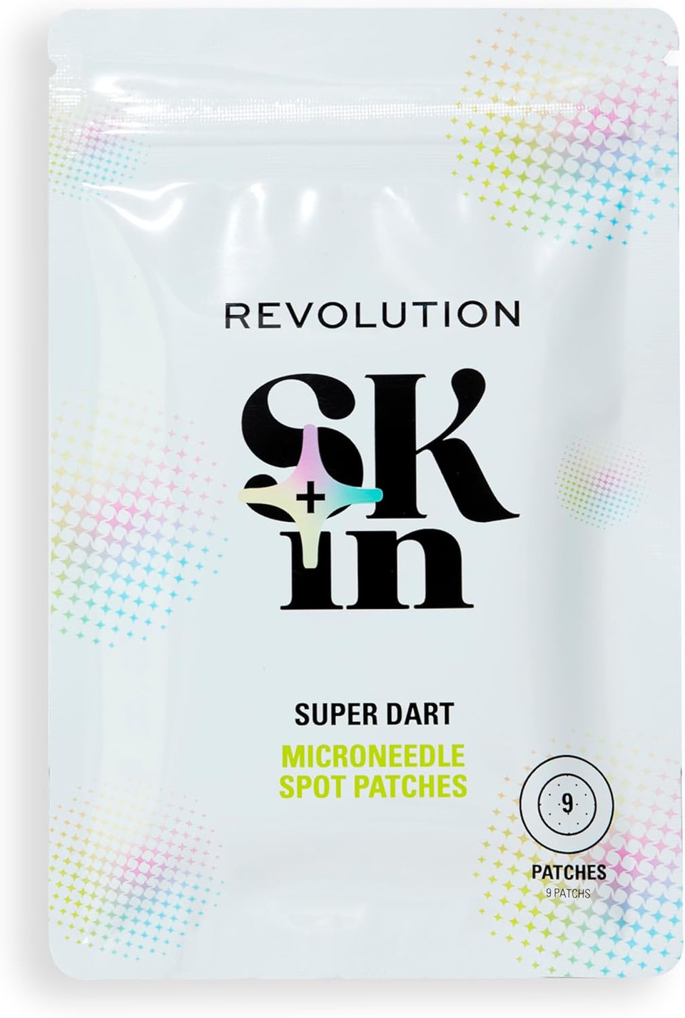 Revolution Skin, Super Dart Microneedle Salicylic Acid Hydrocolloid Spot Patches, Pimple Patches, Vegan & Cruelty-Free, 9 Patches