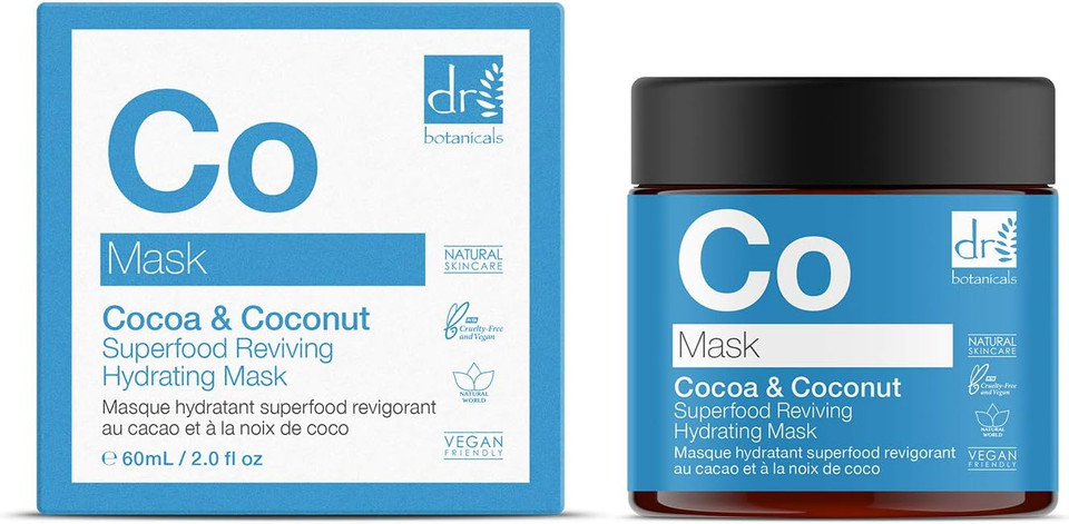 Dr Botanicals Cocoa & Coconut Superfood Reviving Hydrating Mask 60ml