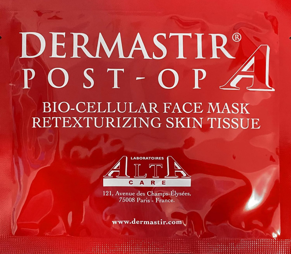 Dermastir Bio-Cellular Retexturizing Face Mask - Antiage, Anti-Wrinkle, Plumps and Firms the Skin with Hyaluronic Acid - Made in France, 30ml