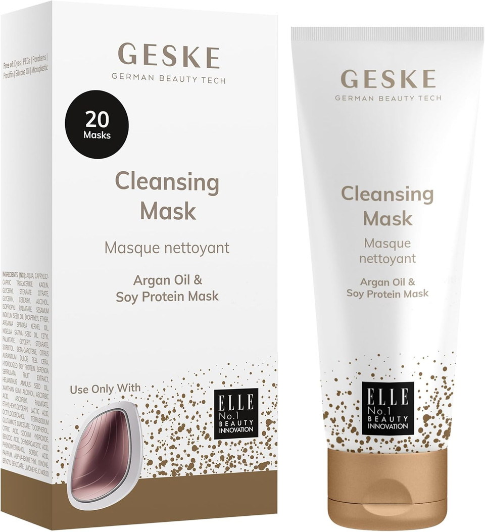 GESKE Luminizing Day Mask | Use with our Sonic Warm & Cool Mask | Face Mask with Sheabutter, Hyaluronan & Vitamin E | Super Glow Formula | For Normal & Dehydrated Skin | Vegan & Cruelty-free