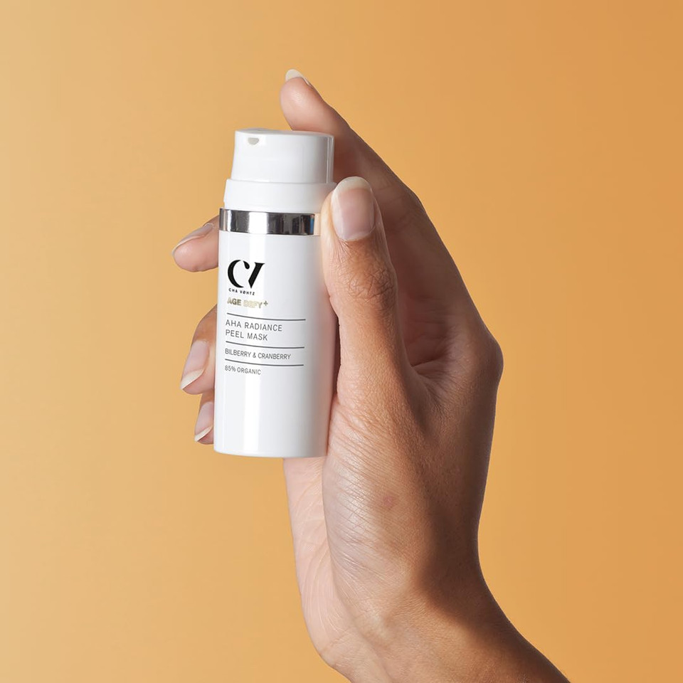 Green People Age Defy+ AHA Radiance Mask - Promotes Cell Renewal - Vegan, Organic & Cruelty Free, 30ml