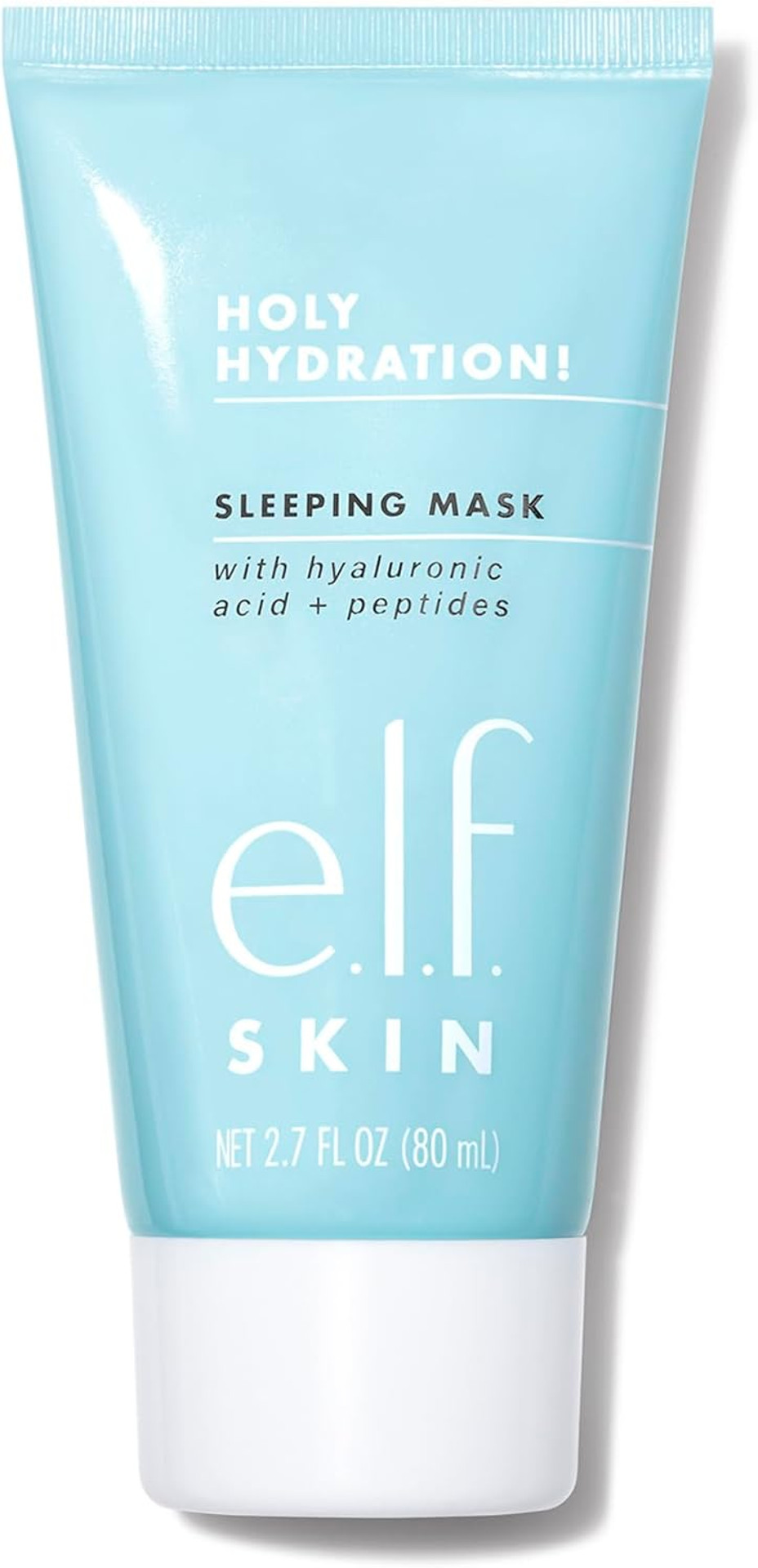 e.l.f. SKIN Holy Hydration! Sleeping Mask, Moisturising & Plumping Dual-Use Sleep Or Rinse-Off Face Mask, Soothes Skin With A Creamy Formula