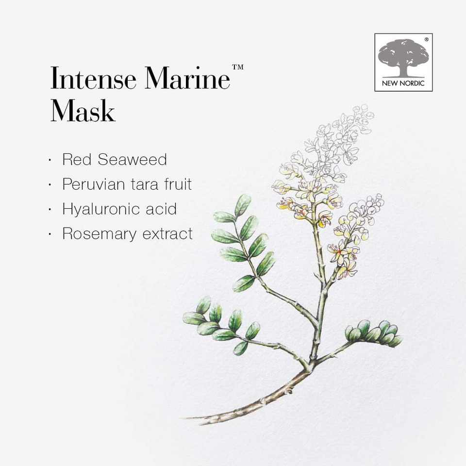 New Nordic Intense Marine Mask - Moisturising Mask - Anti Wrinkle & Firming Face Cream - 50ml