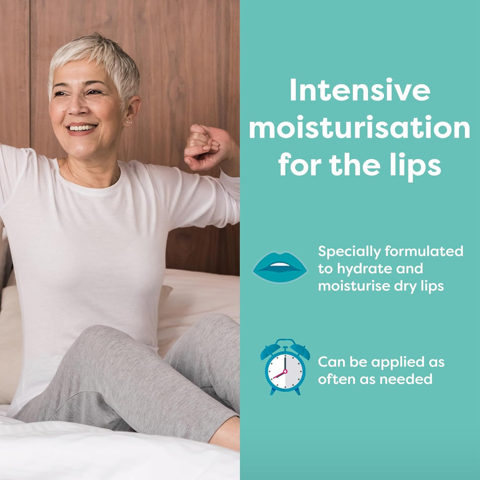 Oralieve Nourishing Lip Care - Suitable for Dry and Chapped Lips, Provides Natural Hydration - Intensely Moisturises Petrol-Free Lip Balm (Pack of 2)