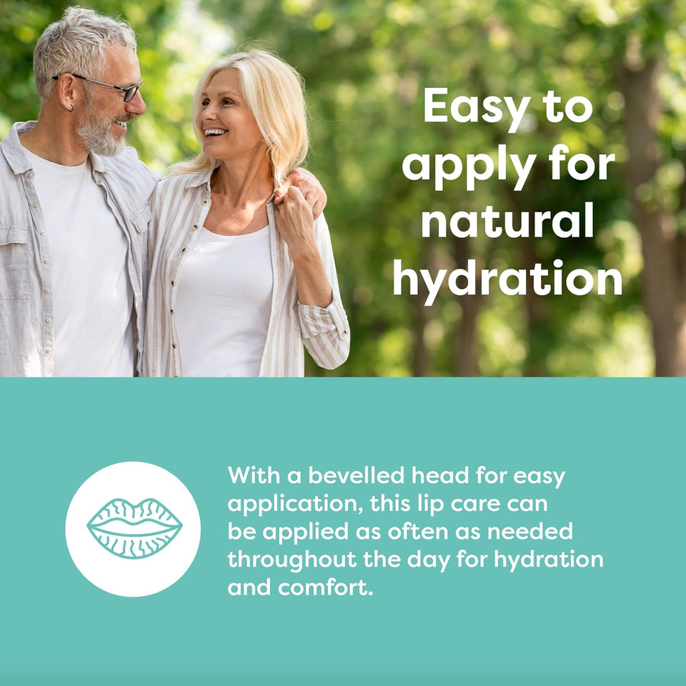 Oralieve Nourishing Lip Care - Suitable for Dry and Chapped Lips, Provides Natural Hydration - Intensely Moisturises Petrol-Free Lip Balm (Pack of 2)