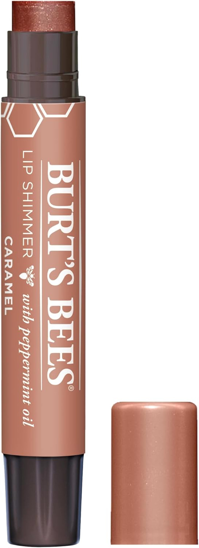 Burt's Bees Lip Shimmer - Caramel - 0.09oz Lip Shimmer 2.6 g (Pack of 1)