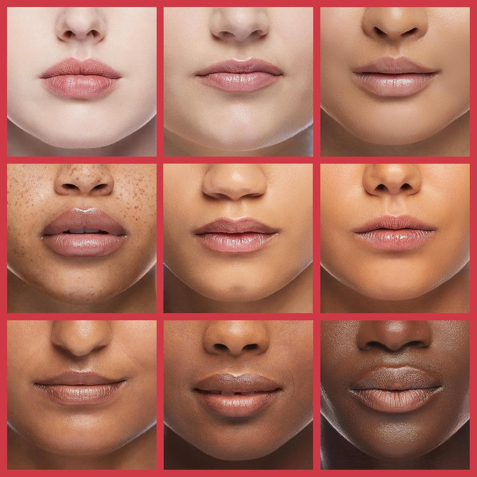 Burt's Bees Tinted Lip Balm Rose, Moisturising Lip Tint With Shea Butter, 100% Natural Origin, 4.25g