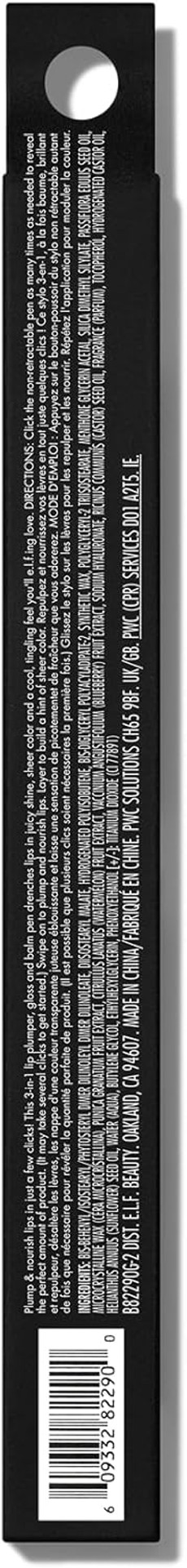 e.l.f. Pout Clout Lip Plumping Pen, Nourishing Lip Balm For Sheer Colour & Shine, Plumps & Moisturises, Vegan & Cruelty-Free, Red My Mind e.l.f. Pout Clout Lip Plumping Pen, Nourishing Lip Balm For Sheer Colour & Shine, Plumps & Moisturises, Vegan & Cruelty-Free, Red My Mind