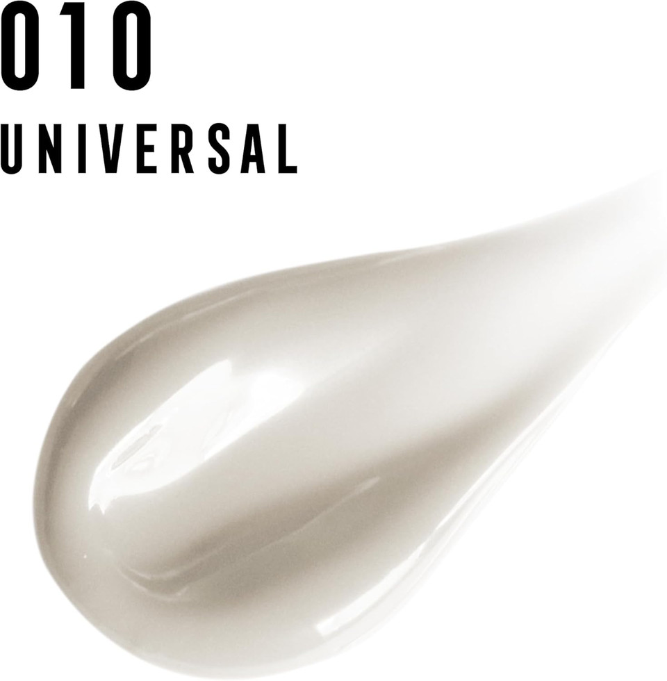 Max Factor Miracle Pure Lip Enhancer, 010 Universal, Conditioning Sheer Lip Balm, Glossy Finish, Hydrating Balm with Jojoba Oil & Tripeptide, Vegan