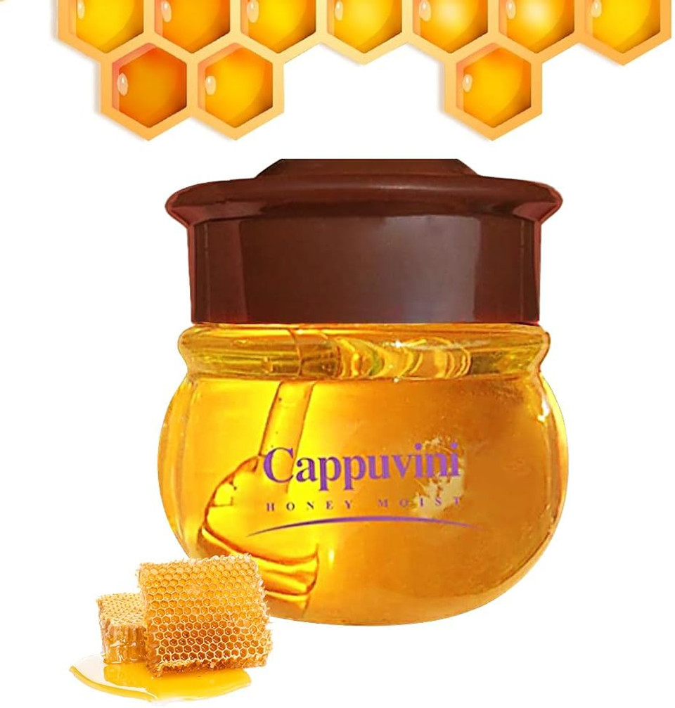 Honey Lip Mask, Moisturizing and Repairing Lip Sleeping Mask, Repair The Lip Color Fade Lip Lines Hydrating Prevention Dry,Sleeping Lip Mask Lip Oil Honey Lip Balm