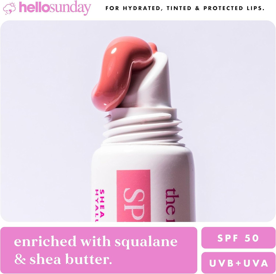 The One Tinted Lip Balm SPF 50 - Rose by Hello Sunday for Women - 0.5 oz Lip Balm