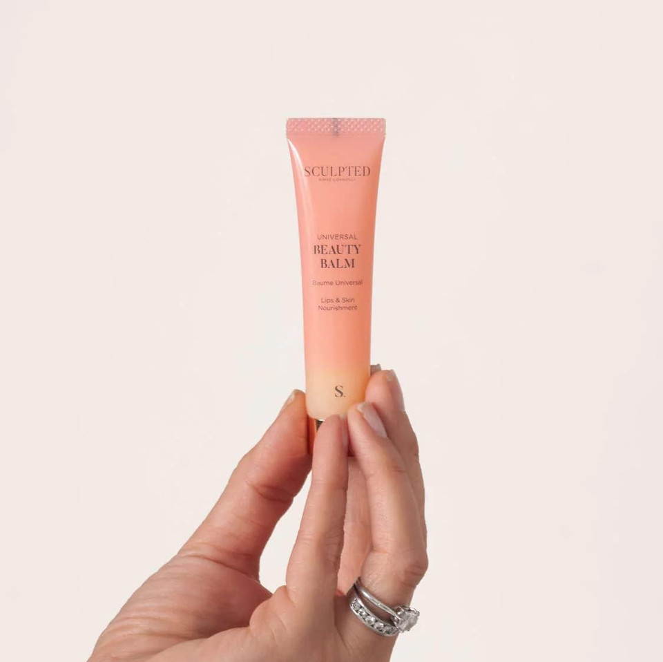 Sculpted Beauty Balm - Travel-Friendly, Vegan, Clear Lip Balm and Skin Nourishment for Hydrating and Moisturising Lips with Hyaluronic Acid, Shea Butter and Cica (15ml)
