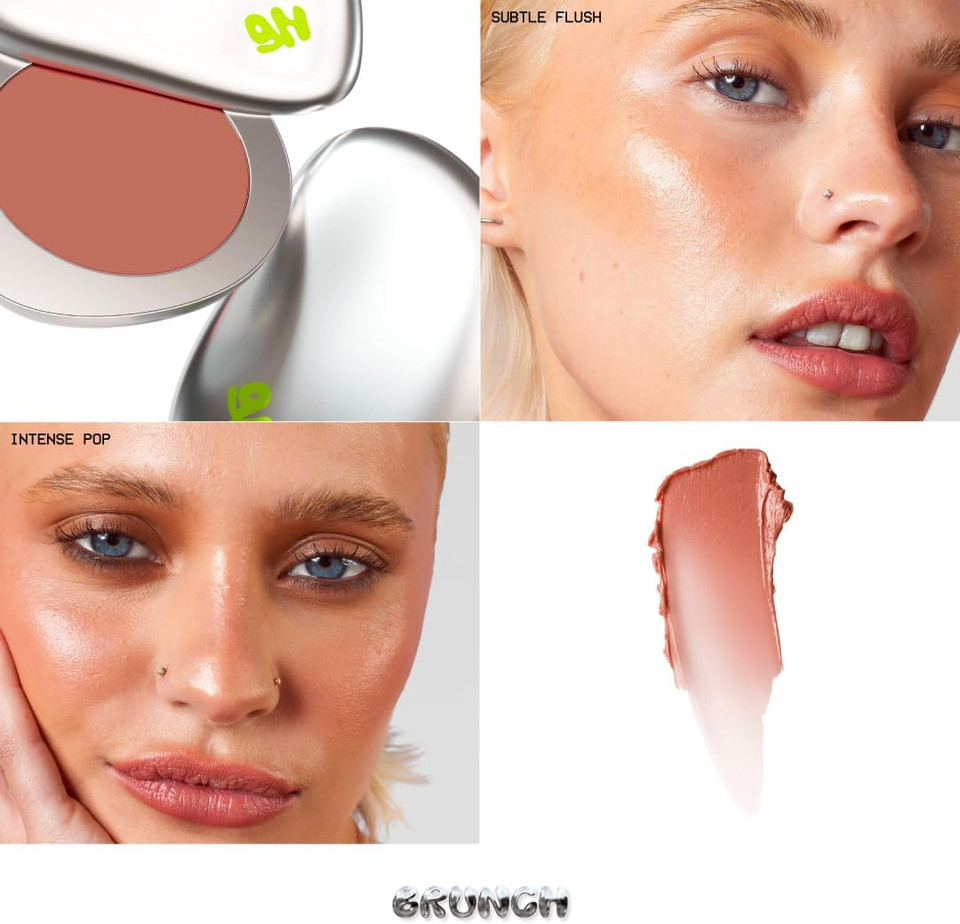 Glow Hub Glow Balm The Good Skin Glaze All Over Face Colour with Avocado and Castor Oil - Brunch 2ml