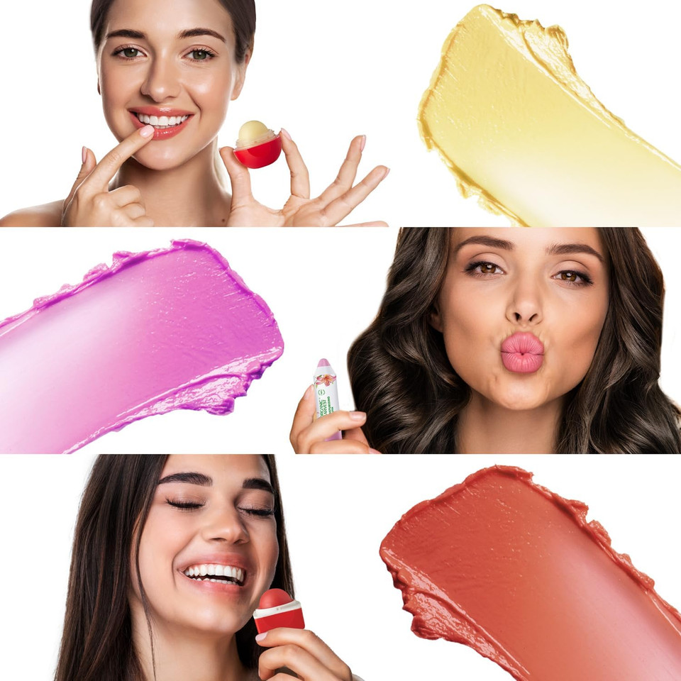 Organic Harvest Lily Flavour Pink Lip Balm With Benefits of Olive Oil, Jojoba Oil & Shea Butter | Kids/Girls Lip Care for Dry & Chapped Lips | 100% Organic, Paraben & Sulphate Free Lip Gloss - 10 gm