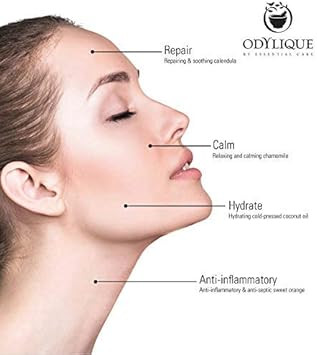 Odylique - Organic Calendula Cream - Calendula Balm  Repairing & Calming - Natural Balm For Sensitive Skin