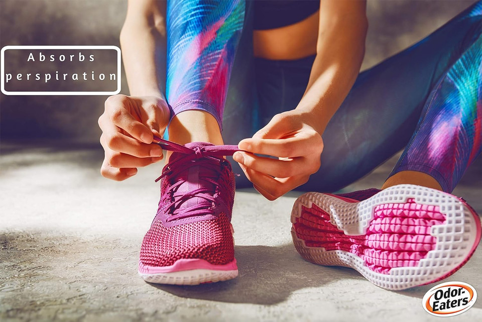 Odor-Eaters, 24 Hour Odour Destroying Antiperspirant Foot and Shoe Spray for Sport Shoes, 150 ml