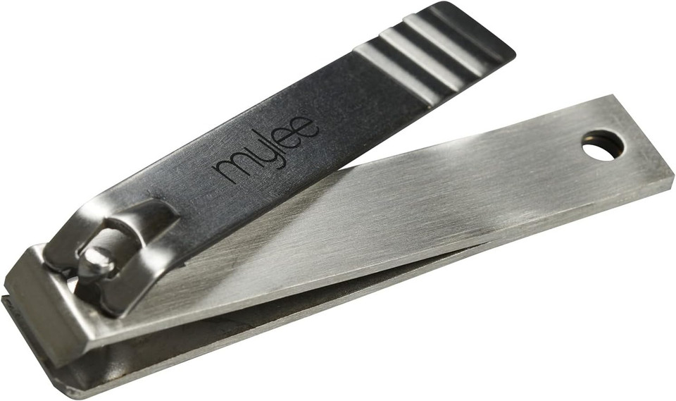 Mylee Small Nail Clipper  Professional, Sleek, Matte Black, Stainless Steel, Salon-Quality Small Nail Clipper for Precision Trimming of Fingernails