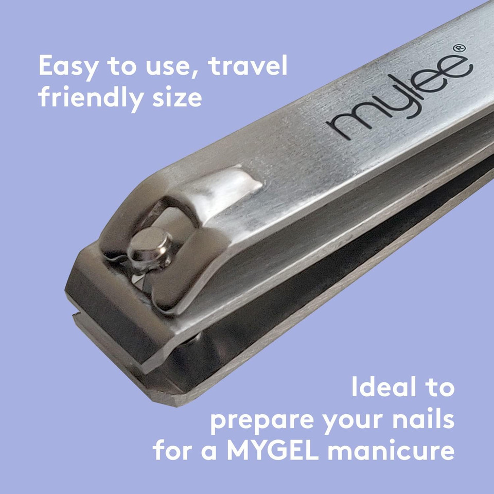 Mylee Small Nail Clipper  Professional, Sleek, Matte Black, Stainless Steel, Salon-Quality Small Nail Clipper for Precision Trimming of Fingernails
