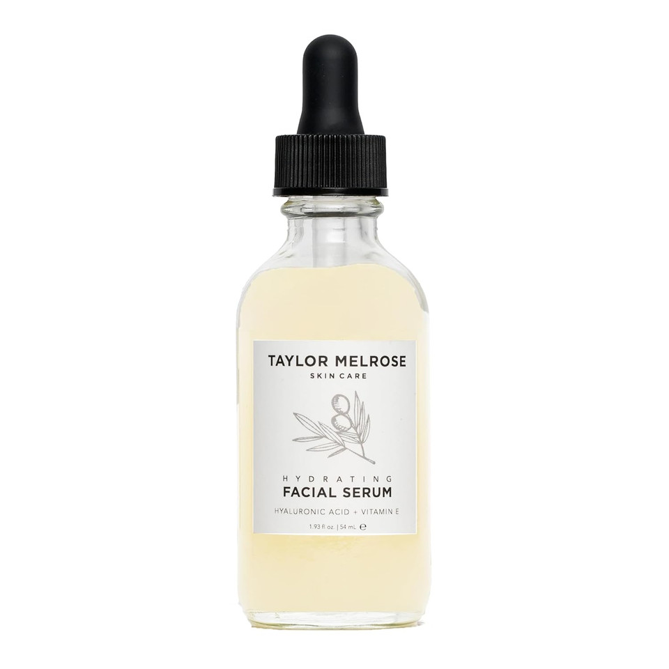 Taylor Melrose Hydrating Facial Serum - Hyaluronic Acid + Retinol + Vitamin E - 1.93 Fl Oz (53 Ml)