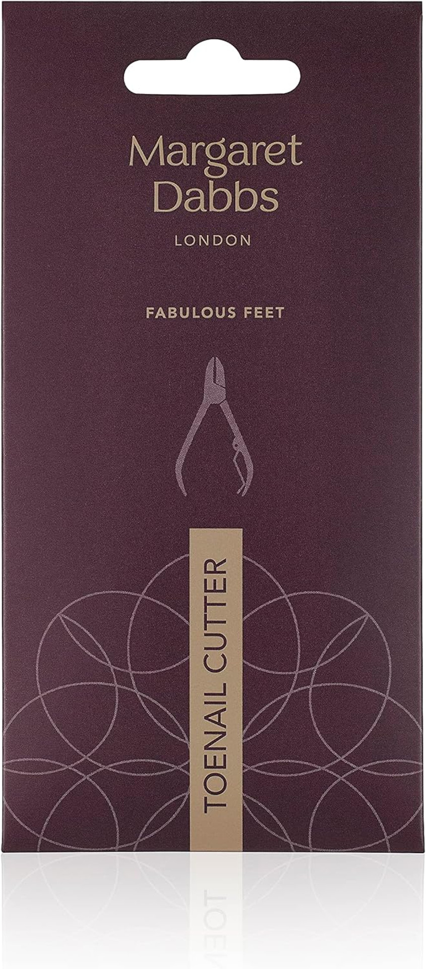 Margaret Dabbs Toe Nail Cutter Precise Stainless Steel Nail Clipper with Comfortable Grip