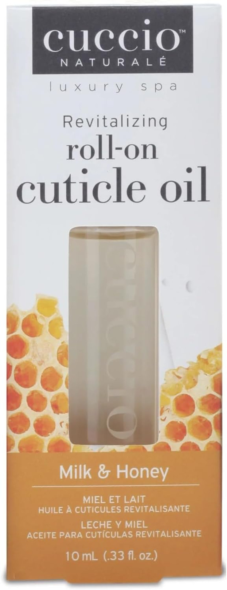 Cuccio Naturale Revitalizing Roll-On Cuticle Oil - Milk & Honey - 10ml