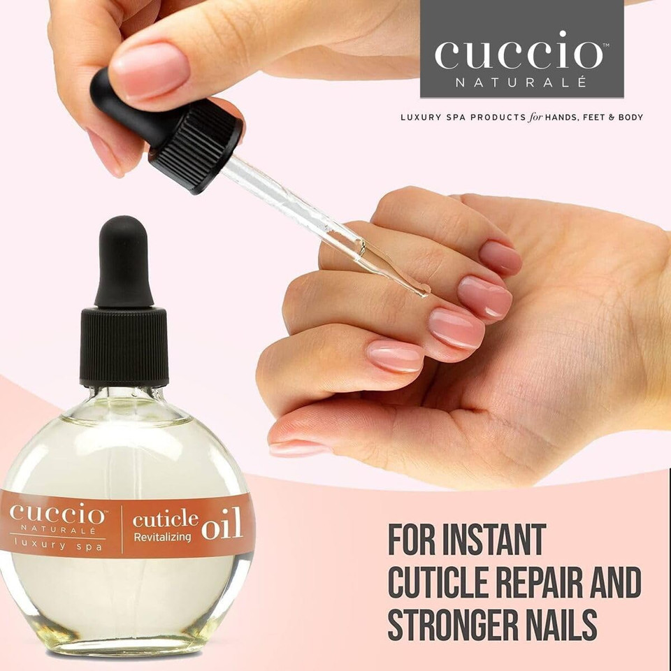 Cuccio Naturale Revitalising Cuticle Oil - Peach & Vanilla - 73ml (2.5oz)