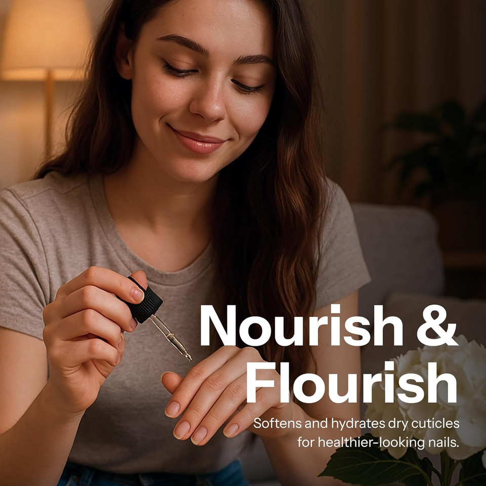 JESSICA Phenomen Cuticle Oil for Nails, Intensive Moisturiser, Natural Jojoba, Almond and Rice Oils, Heals, Rehydrates, 14.8ml