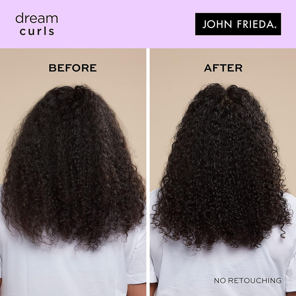 John Frieda Frizz Ease Dream Curls Curl Nourishing Crème Oil 100ml, Styling Cream for Curly and Wavy Hair, Curl Defining Cream