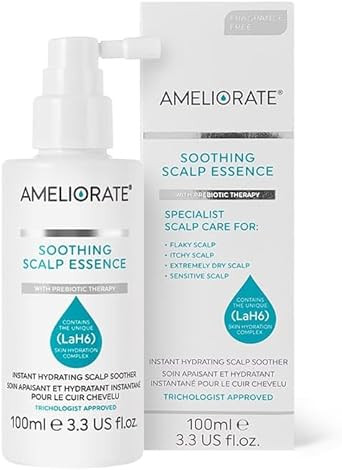 Ameliorate Soothing Scalp Essence 100ml | Lab6, Probiotic, Lactic Acid | Dermatologically tested, Trichologist approved