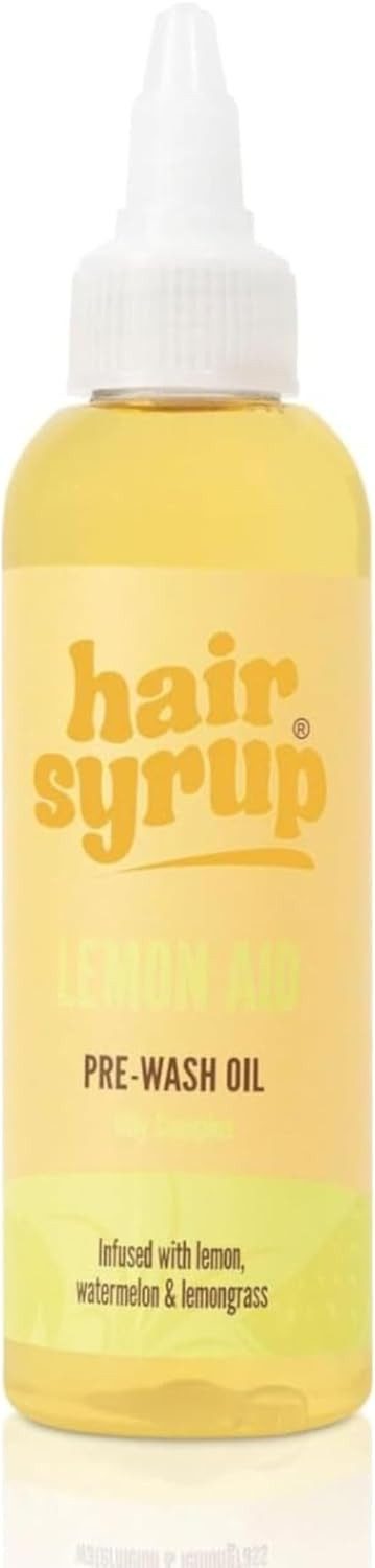 Hair Syrup | Lemon-Aid Pre-Wash Hair Oil | Refresh & Rejuvenate Your Scalp | Infused with Lemon, Watermelon & Lemongrass | Vegan | 100% Natural | 100ml
