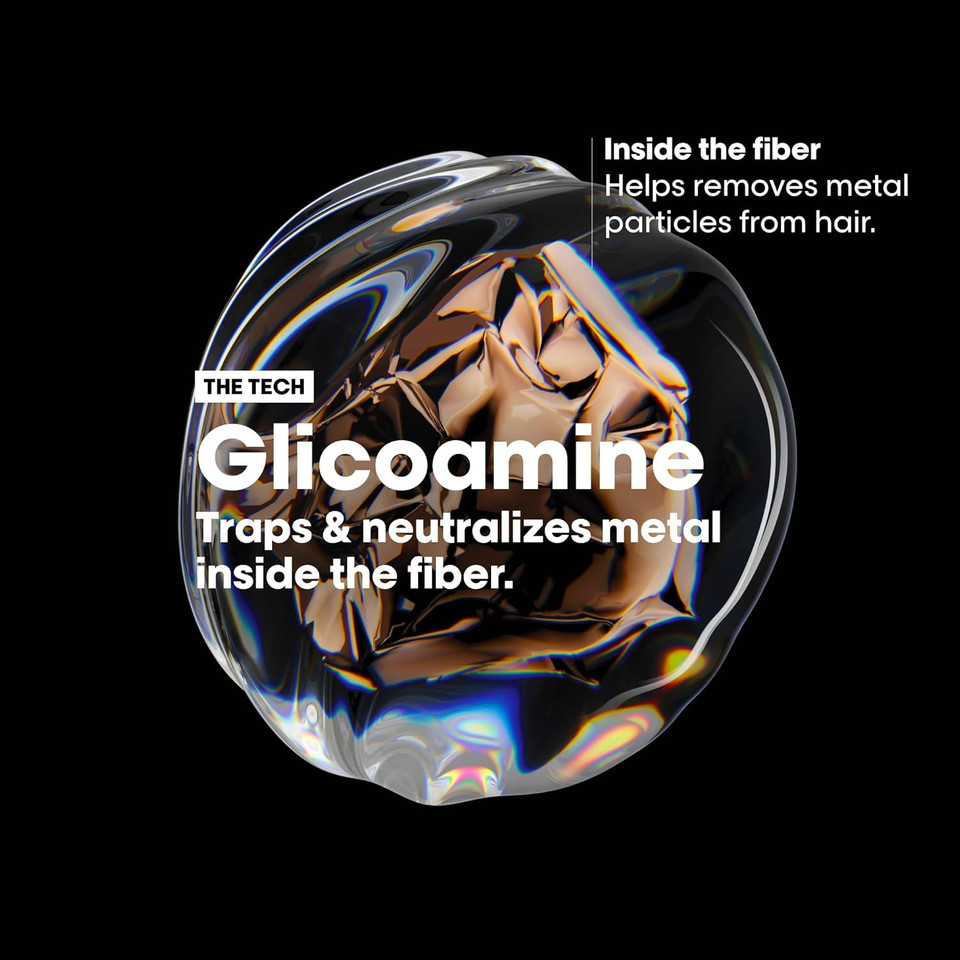 LOréal Professionnel Metal Detox Shampoo & Hair Mask Discovery Kit, Prevent Breakage and Colour Fade from Hard Water, Clarifying shampoo & Hair Conditioner Treatment, Sulphate Free, Vegan,100ml, 75ml