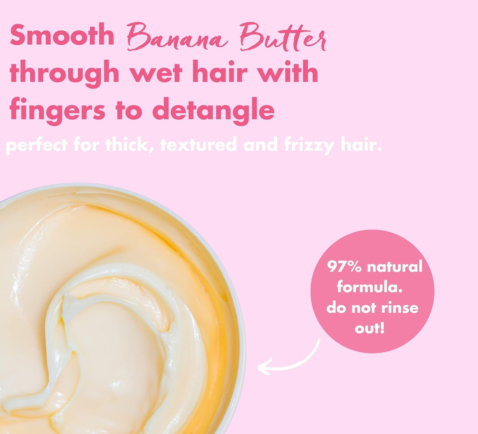 Umberto Giannini LOC Trio - Curl Jelly, Oil and Banana Butter Leave in Conditioner Moisture Layering Kit for Dry Curls, Coils and Waves