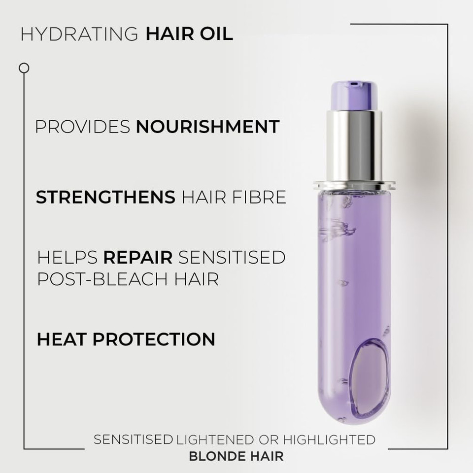 Kérastase Blond Absolu, Intense Blonde Strengthening Hair Oil, For Sensitised Lightened or Highlighted Hair, With Hyaluronic Acid & Edelweiss Flower Kérastase Blond Absolu, Intense Blonde Strengthening Hair Oil, For Sensitised Lightened or Highlighted Hair, With Hyaluronic Acid & Edelweiss Flower