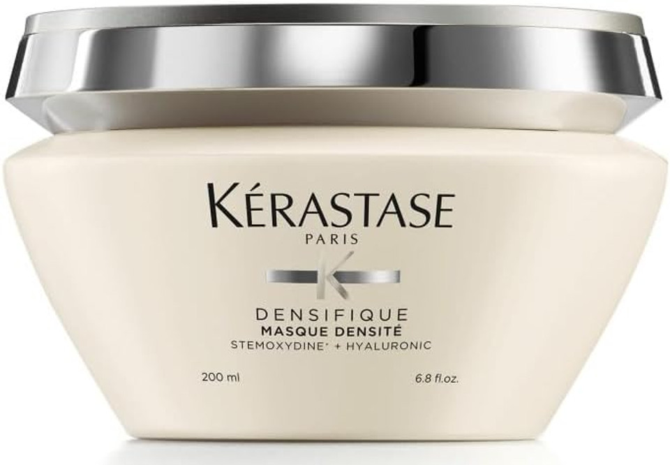 Kérastase Densifique Femme, Thickening & Volumising Hair Mask, For Fine & Limp Hair, With Hyaluronic Acid, Gluco Peptide & Ceramides, Masque Densité, 200ml