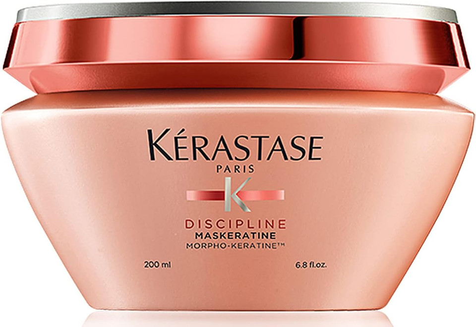 Kérastase Discipline, Restorative Anti-Frizz Hair Mask, For Unruly Hair, With Unique Morpho-Kératine Complex, Masque Maskératine, 200ml Kérastase Discipline, Restorative Anti-Frizz Hair Mask, For Unruly Hair, With Unique Morpho-Kératine Complex, Masque Maskératine, 200ml