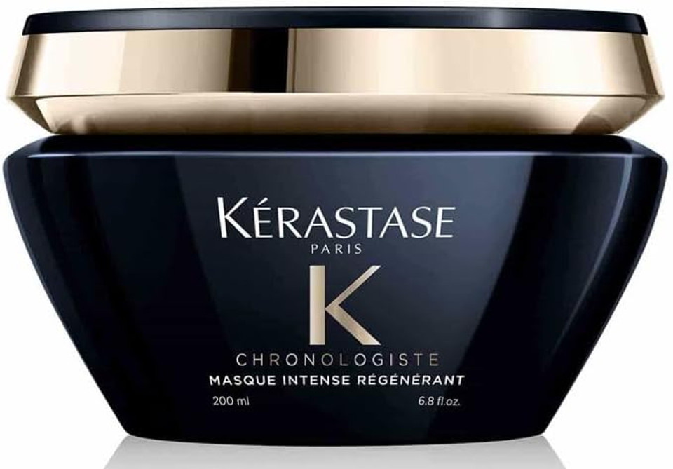 Kérastase Chronologiste, Youth Revitalising Hair Mask, For Hair and Scalp, With Hyaluronic Acid, Abyssine and Vitamin E, Masque Intense Régénérant, 200 ml