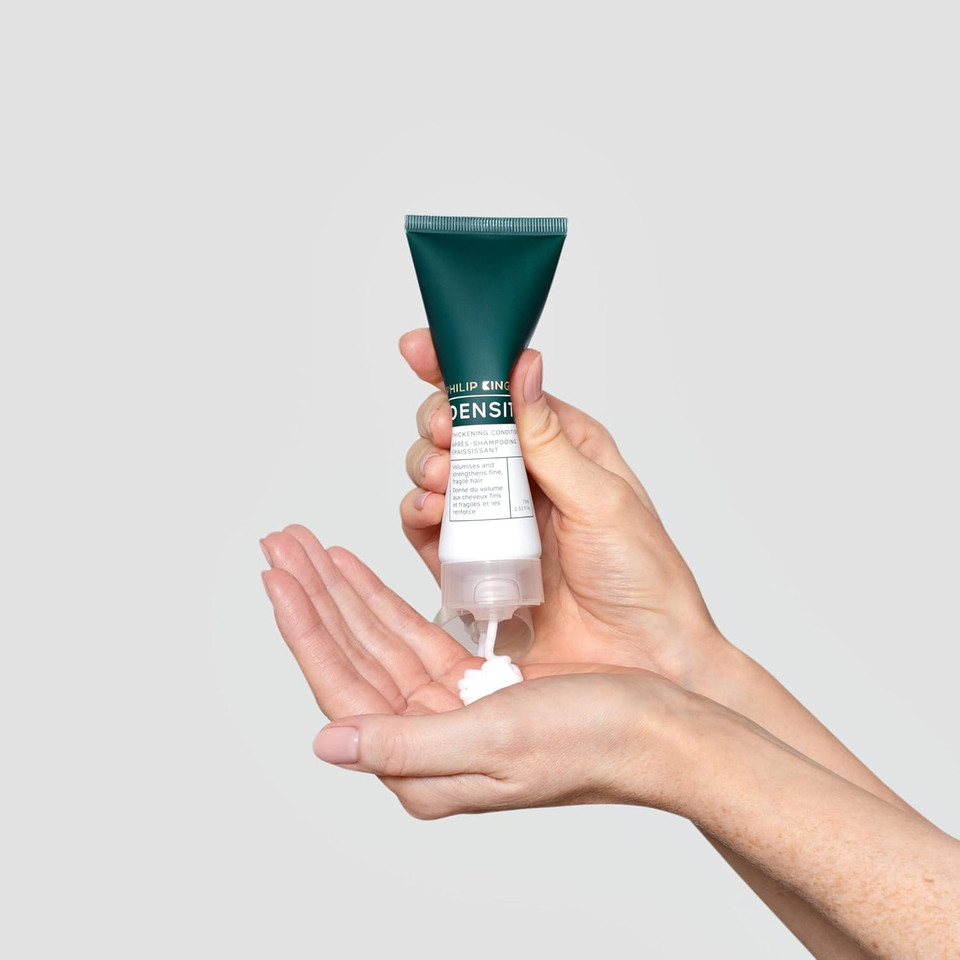 Philip Kingsley | Density Discovery Collection | Hair Thickening Shampoo, Conditioner and Scalp Density Serum | Set For Thinning, Fine, Flat, Thin Hair and Hair Loss | x3 Set | 200ml, 170ml, 65ml