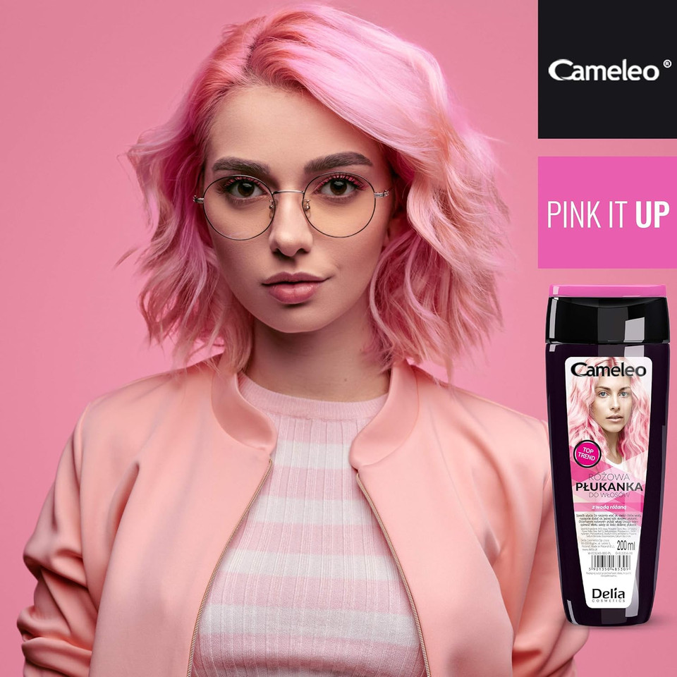 Cameleo - Apricot Hair Toner with Citrus Water, NO Yellow Shades, Tones, Semi Permanent Hair Dye - Blonde, Grey Hair - Colour & Care - Paraben Free | 200ml