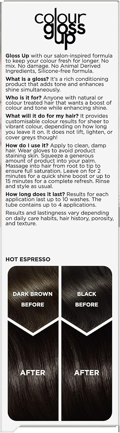 Clairol Colour Gloss Up Conditioner, Warm Caramel Brownie, 130ml