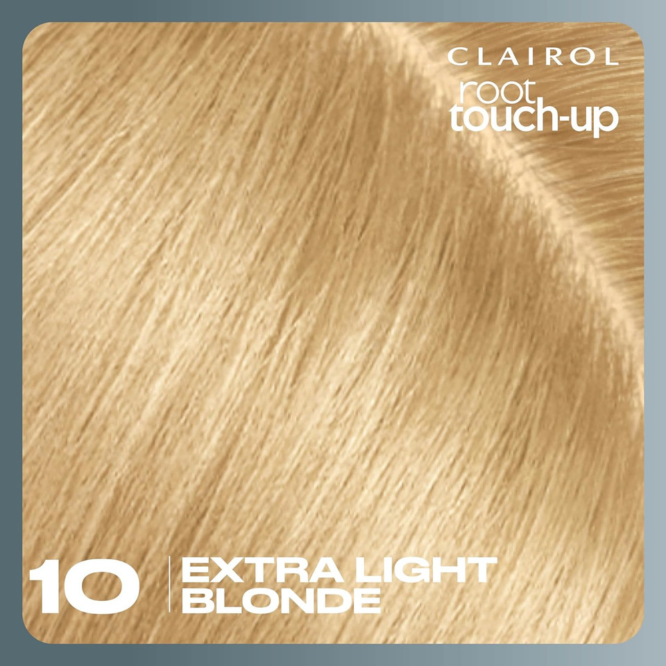 Clairol Root Touch-Up Permanent Hair Dye, 10 Extra Light Blonde