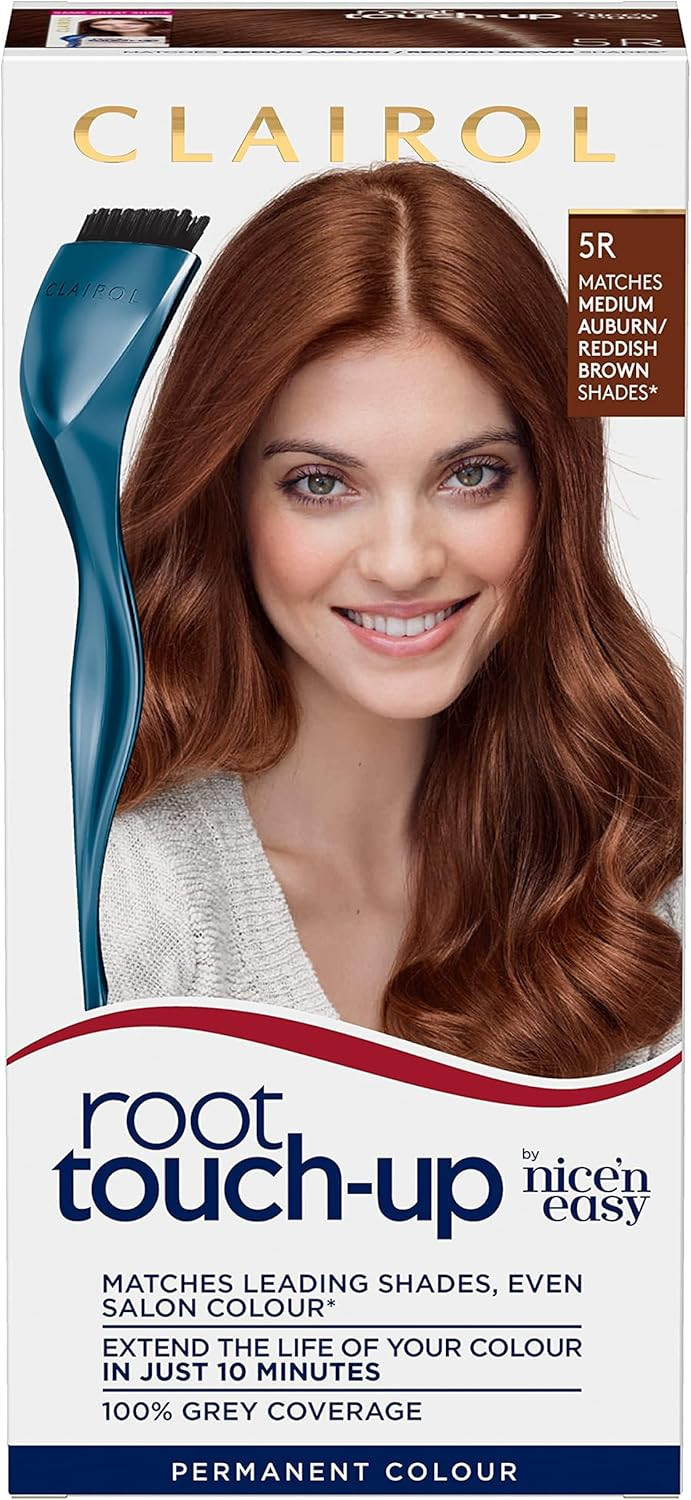 Clairol Root Touch-Up Permanent Hair Dye, 5R Medium Auburn
