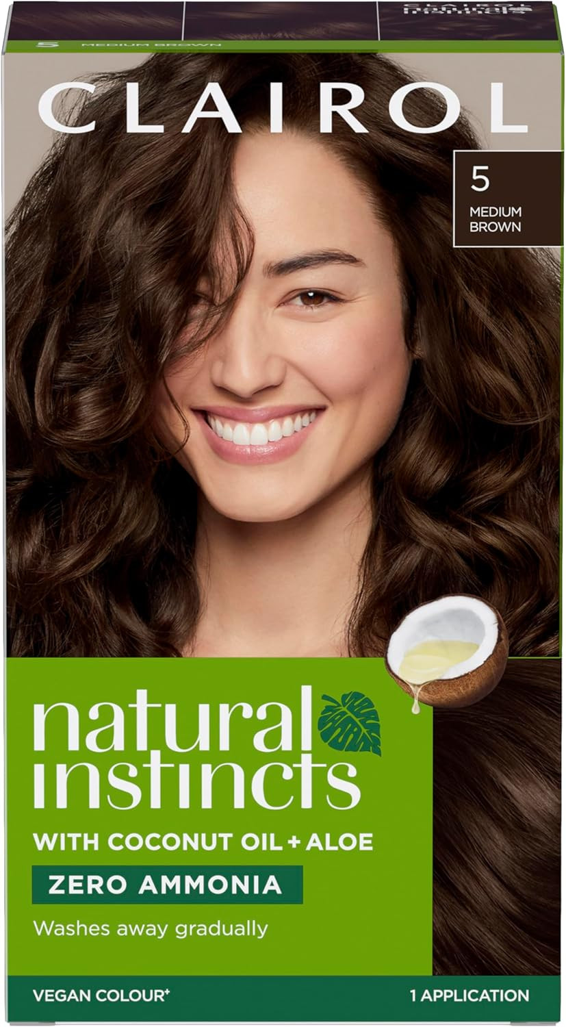 Clairol Natural Instincts Semi-Permanent No Ammonia Hair Dye, 7RG Dark Rose Gold Blonde